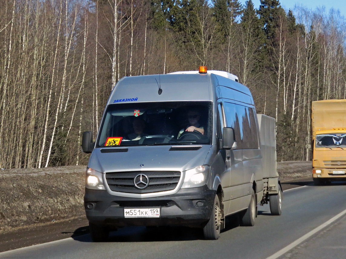 Perm region, Luidor-223602 (MB Sprinter) Nr. М 551 КК 159