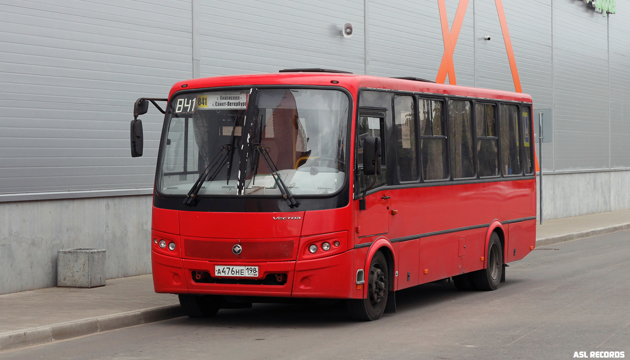Ленинградская область, ПАЗ-320412-04 "Вектор" № А 476 НЕ 198