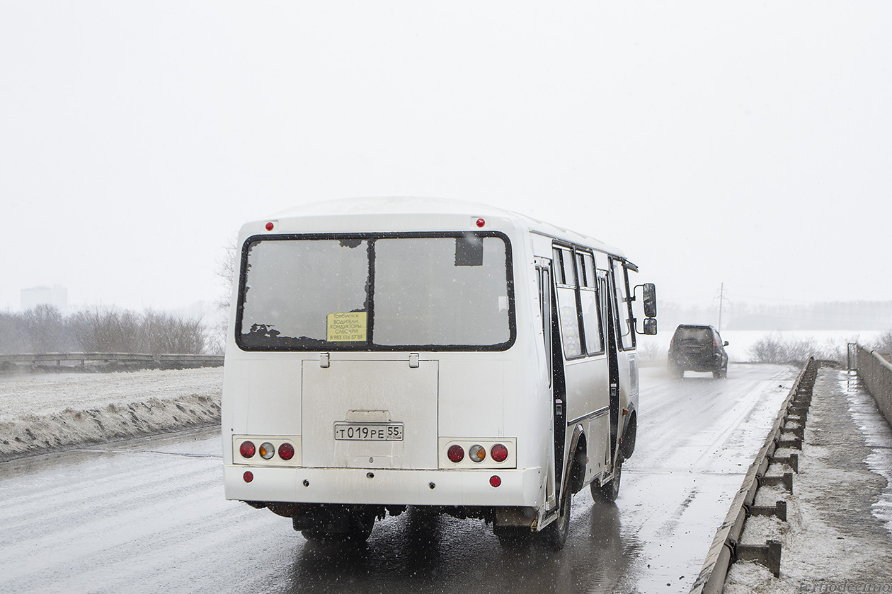 Омская область, ПАЗ-32054 № Т 019 РЕ 55