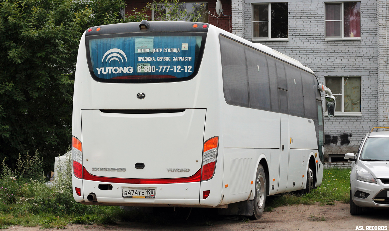 Санкт-Петербург, Yutong ZK6938HB9 № В 474 ТХ 198