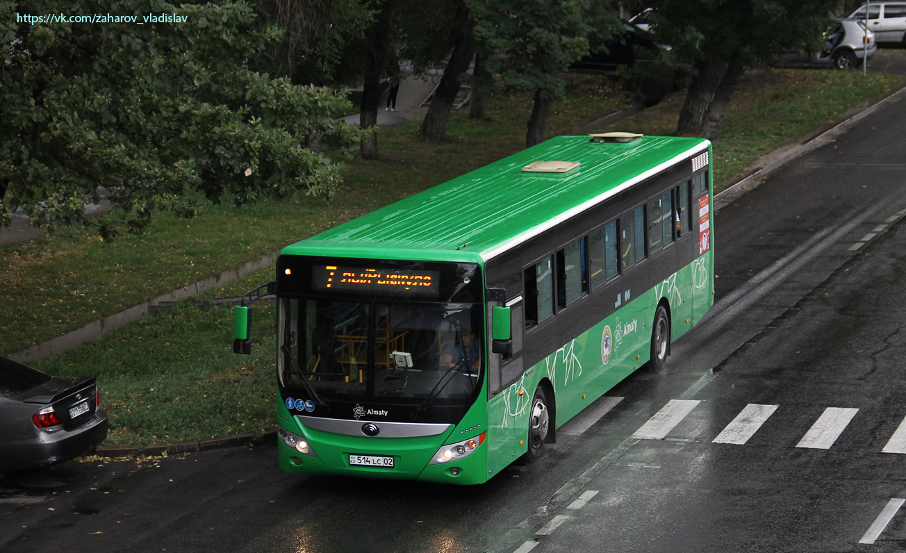 Алматы, Yutong ZK6118HGA № 514 LC 02
