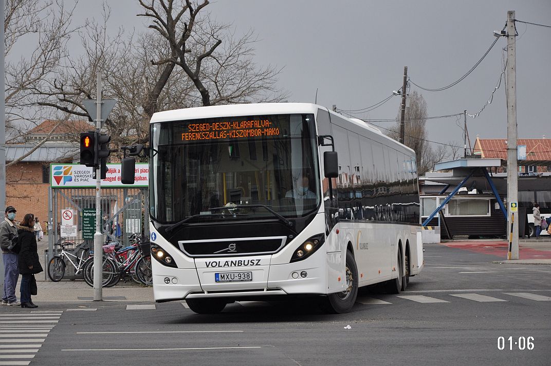 Венгрия, Volvo 8900BLE № MXU-938