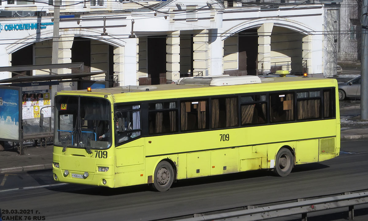 Yaroslavl region, LiAZ-5256.23-01 (GolAZ) # 709