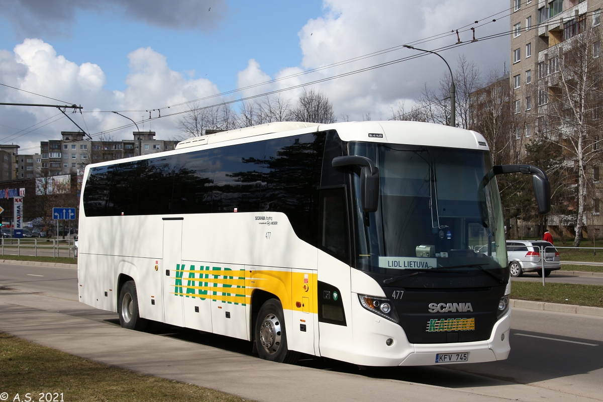 Литва, Scania Touring HD 12.0 № 477