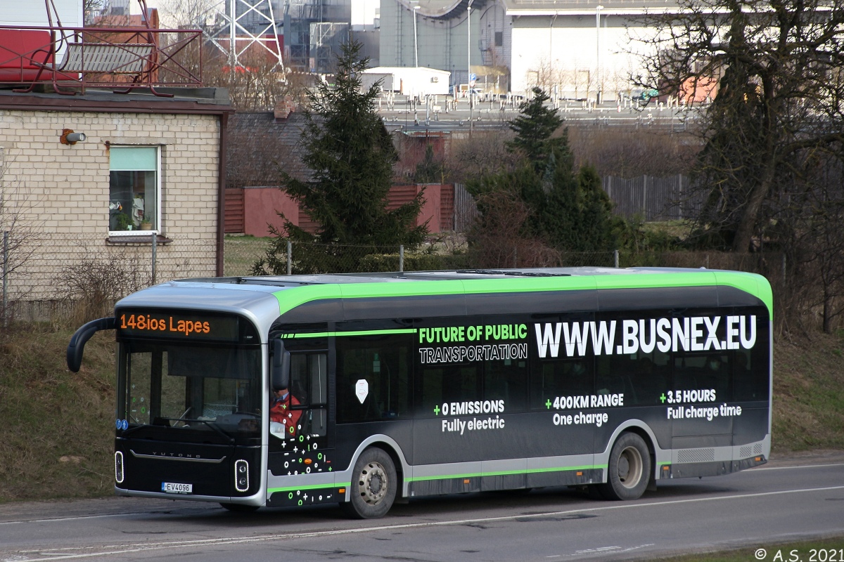 Литва, Yutong U12 № EV 4096