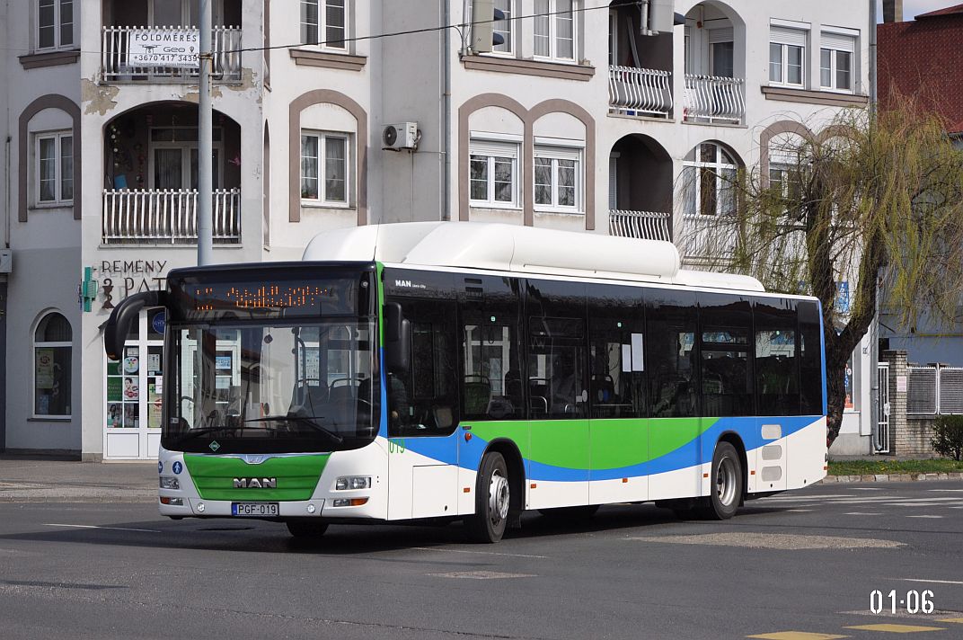 Венгрия, MAN A21 Lion's City NL273 CNG № PGF-019