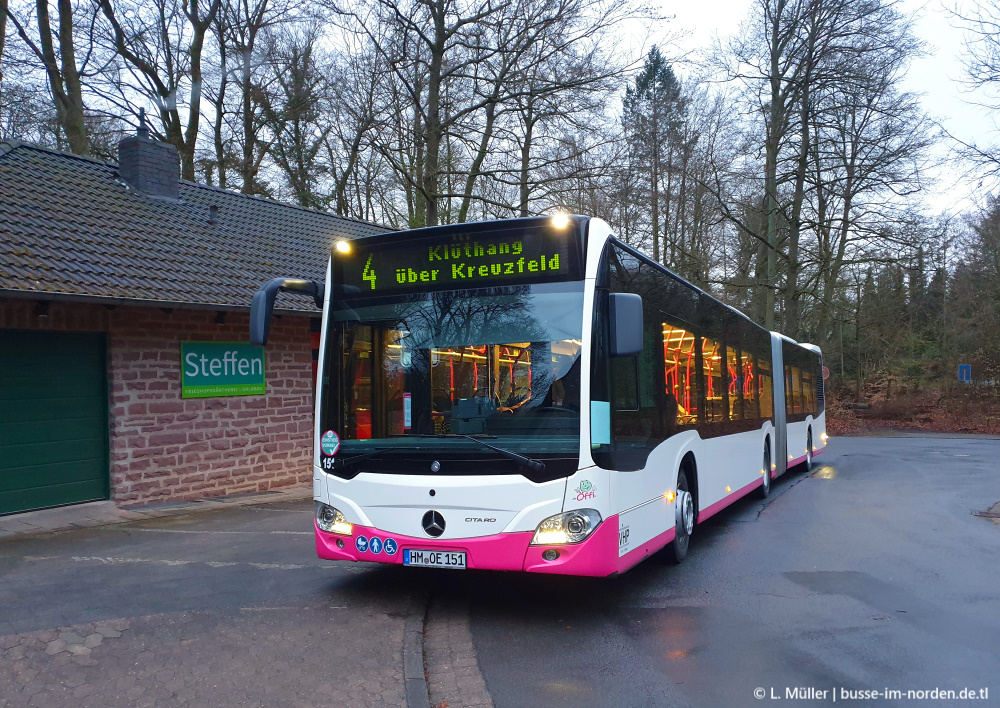 Lower Saxony, Mercedes-Benz Citaro C2 G # 151