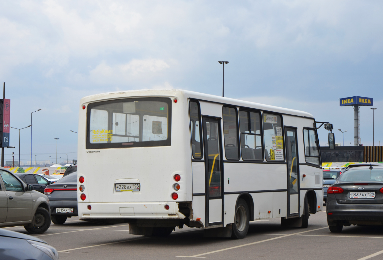 Санкт-Петербург, ПАЗ-320402-05 "Вектор" № Е 228 ВХ 198 Санкт-Петербург, ПАЗ-320402-05 "Вектор" № Е 228 ВХ 198