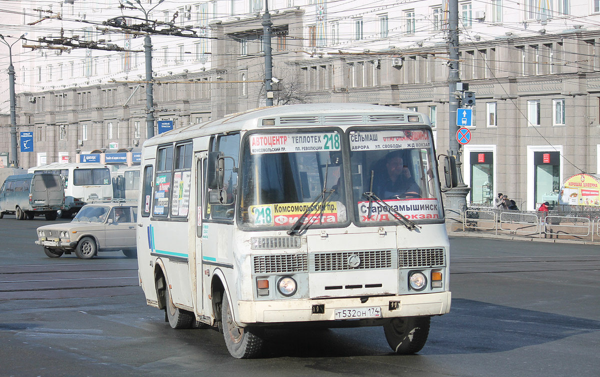 Челябинская область, ПАЗ-32053-110-07 № Т 532 ОН 174