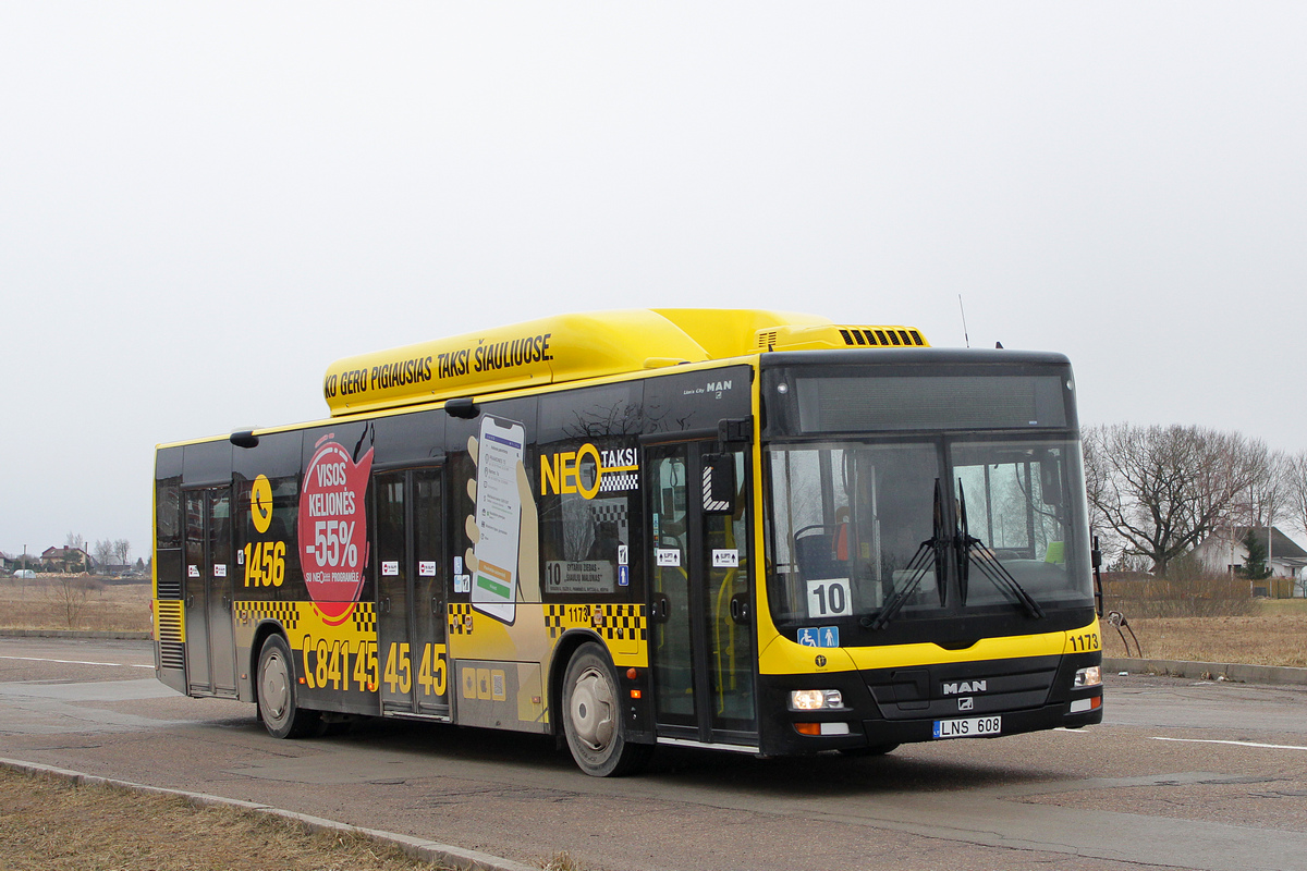 Литва, MAN A21 Lion's City NL243 CNG № 1173