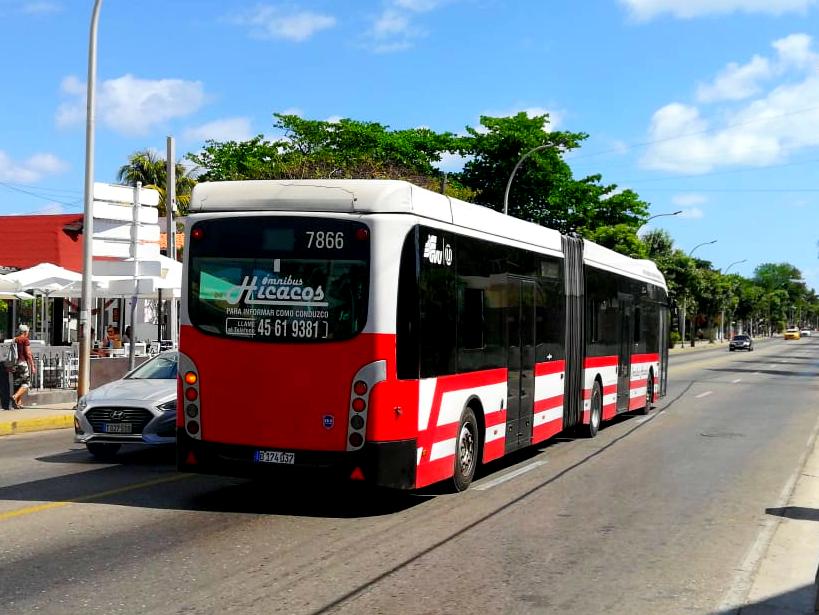 Куба, Van Hool New AG300 № 7866