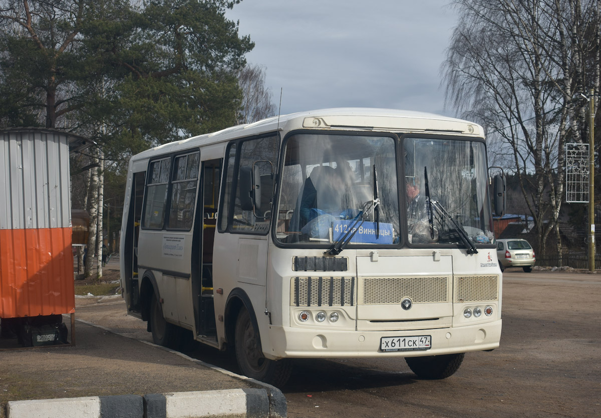 Ленинградская область, ПАЗ-32054 № Х 611 СК 47