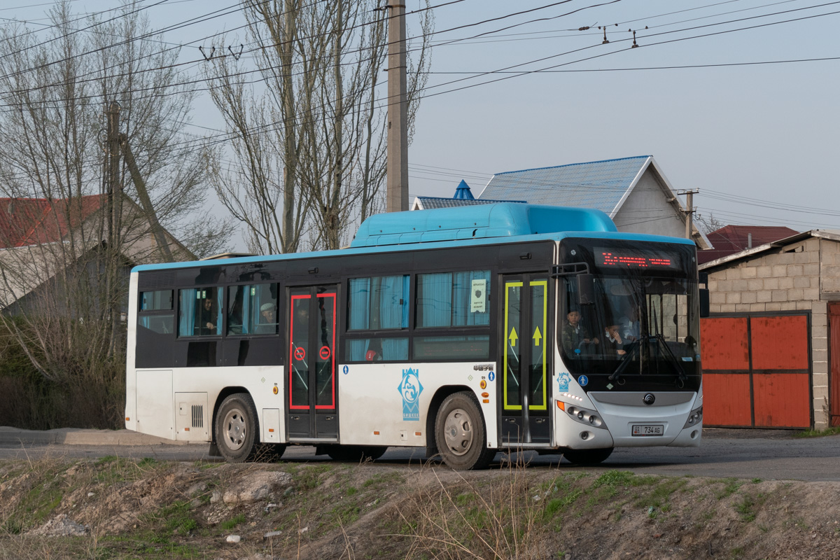 Кыргызстан, Yutong ZK6108HGH № 01 734 AG