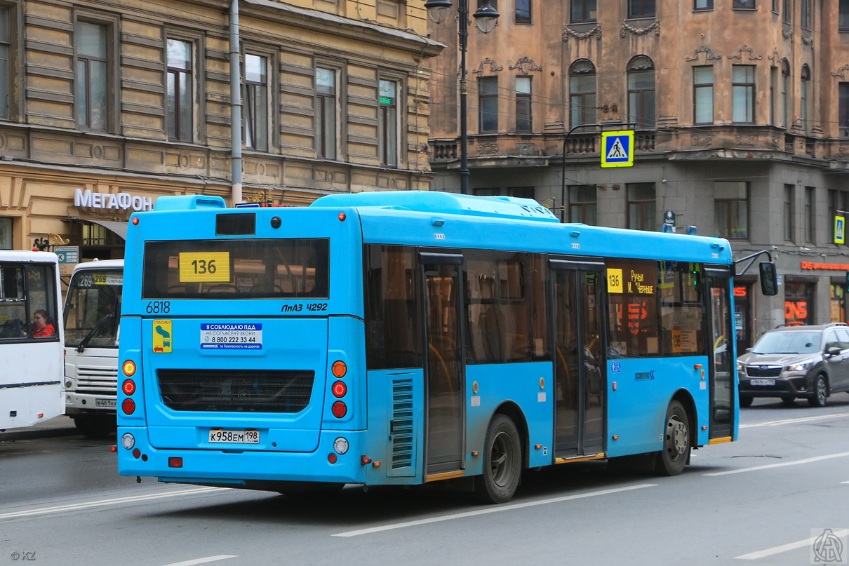 Saint Petersburg, LiAZ-4292.60 (1-2-1) # 6818