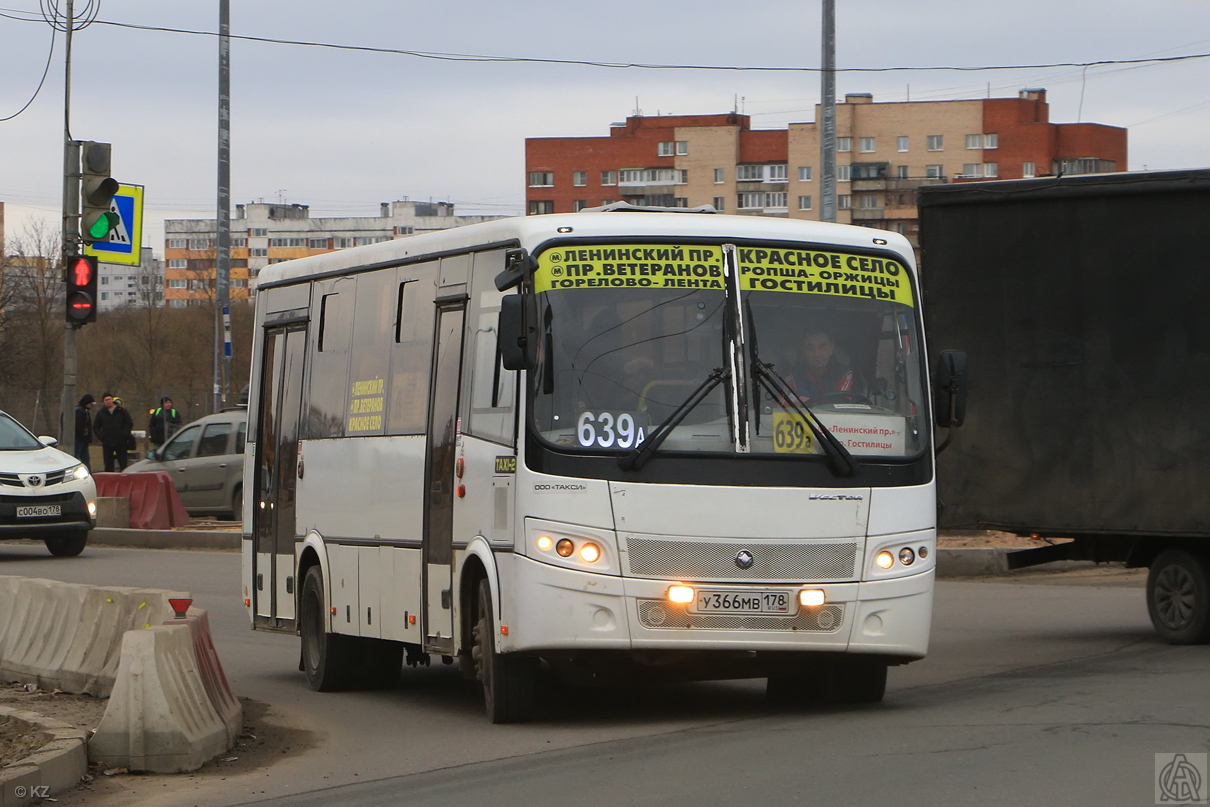Санкт-Петербург, ПАЗ-320414-05 "Вектор" (1-2) № У 366 МВ 178