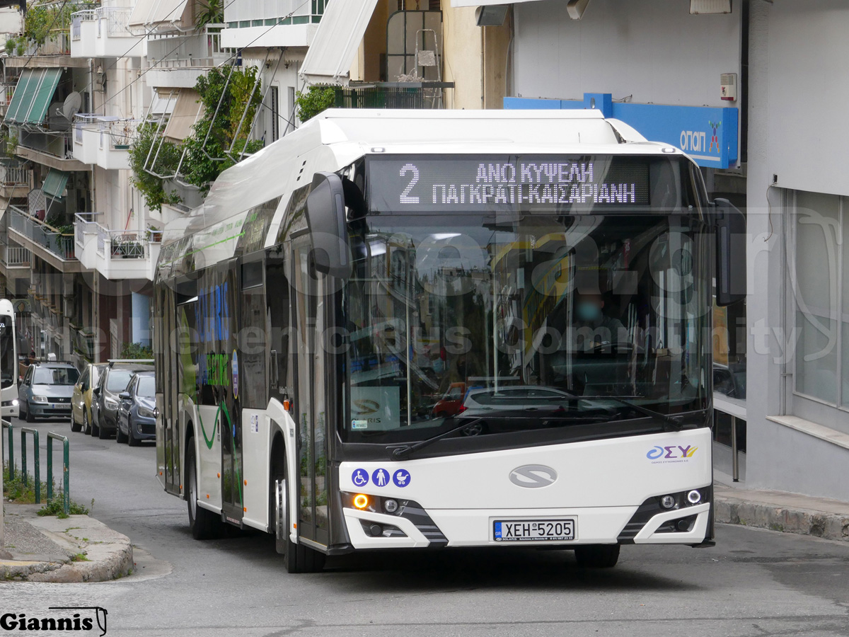 Греция, Solaris Urbino IV 12 electric № XEH-5205