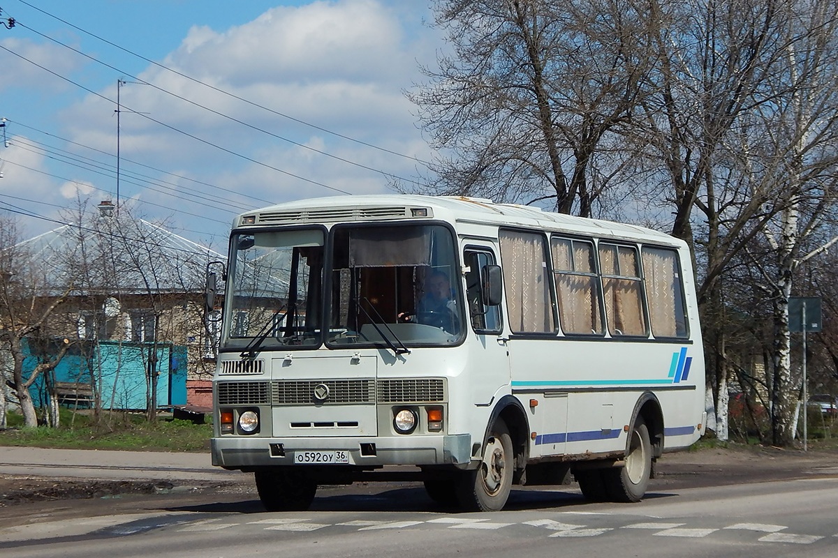 Воронежская область, ПАЗ-32053 № О 592 ОУ 36