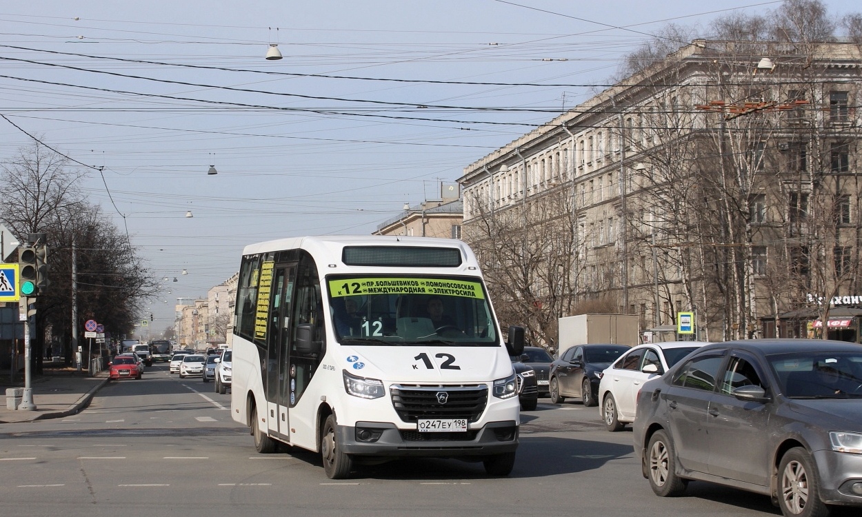 Санкт-Петербург, ГАЗ-A68R52 City № О 247 ЕУ 198