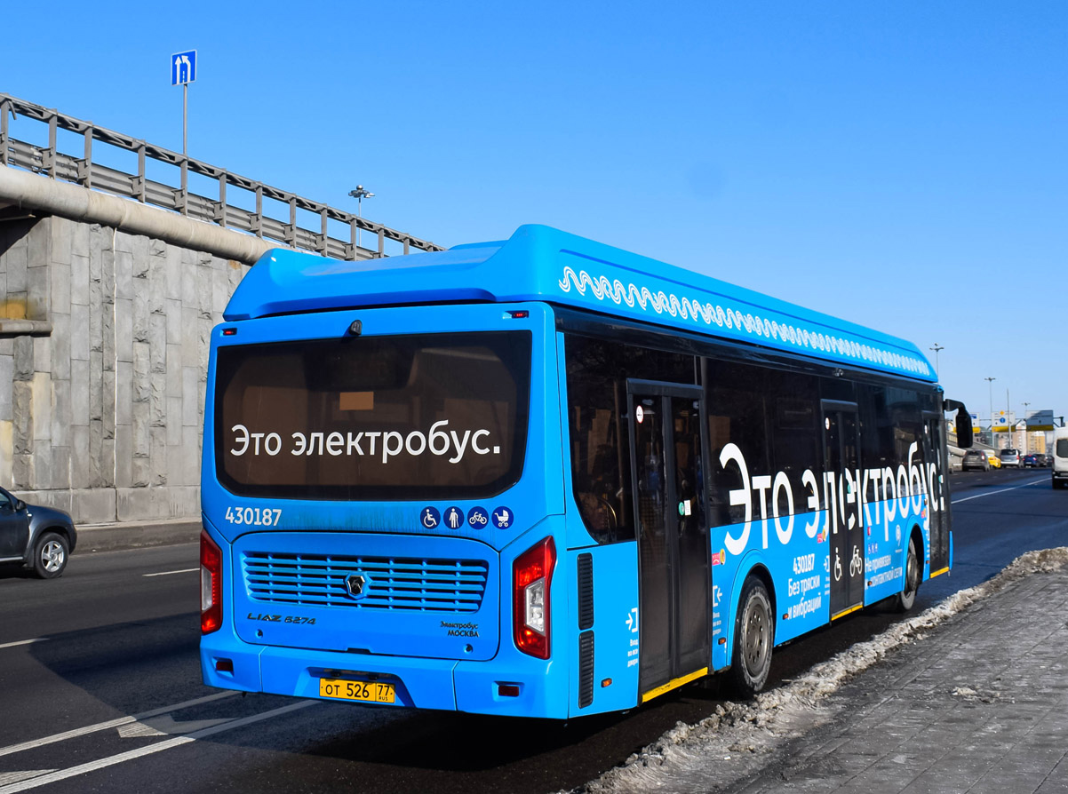Москва, ЛиАЗ-6274 № 430187
