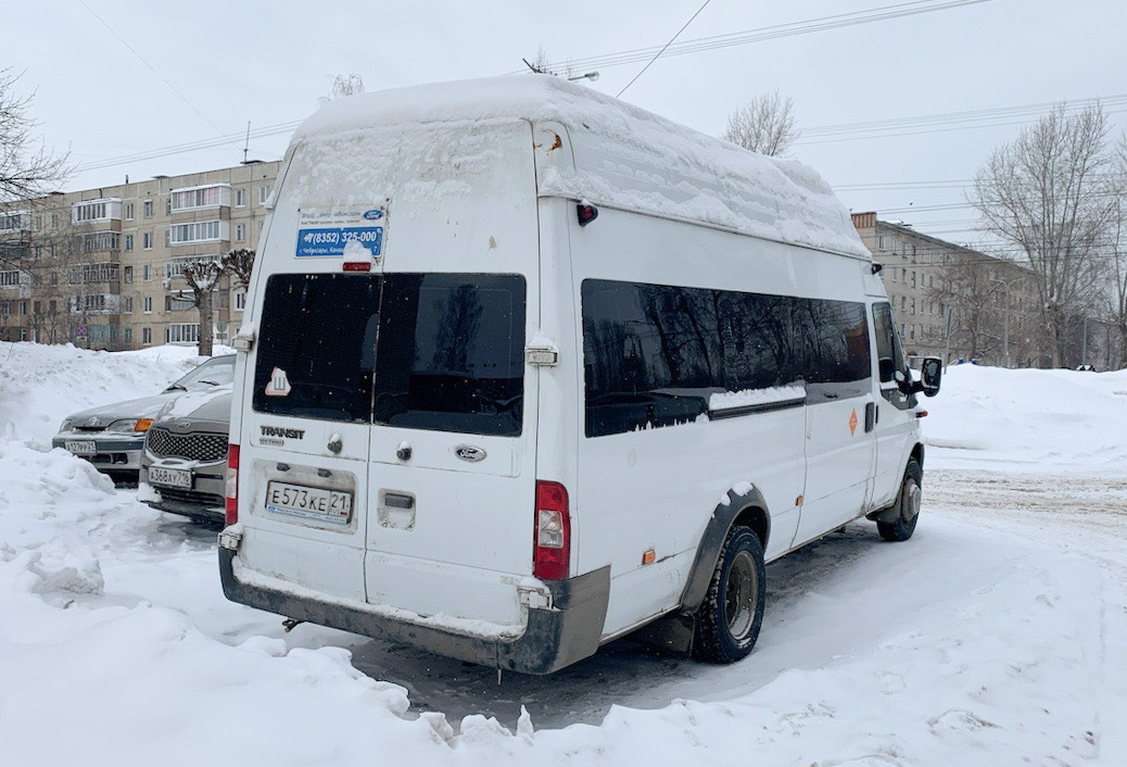 Чувашия, Sollers Bus B-CF (Ford Transit) № Е 573 КЕ 21 Чувашия, Sollers Bus B-CF (Ford Transit) № Е 573 КЕ 21