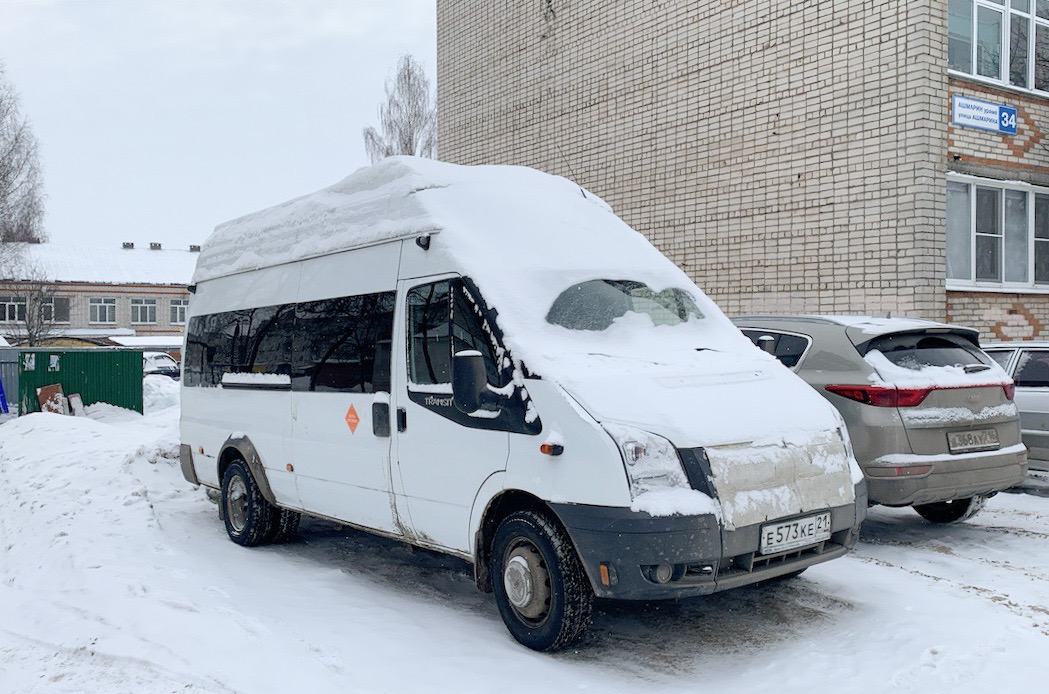 Чувашия, Sollers Bus B-CF (Ford Transit) № Е 573 КЕ 21 Чувашия, Sollers Bus B-CF (Ford Transit) № Е 573 КЕ 21