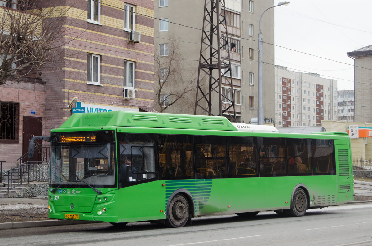 Тюменская область, ЛиАЗ-5292.67 (CNG) № 537