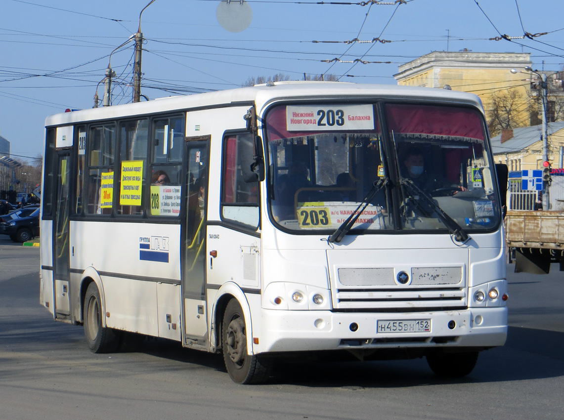 Нижегородская область, ПАЗ-320412-05 № Н 455 ВН 152