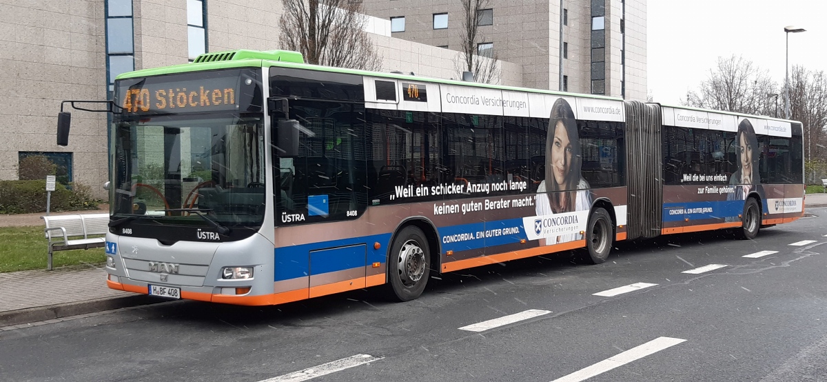 Нижняя Саксония, MAN A23 Lion's City G NG320 № 8408