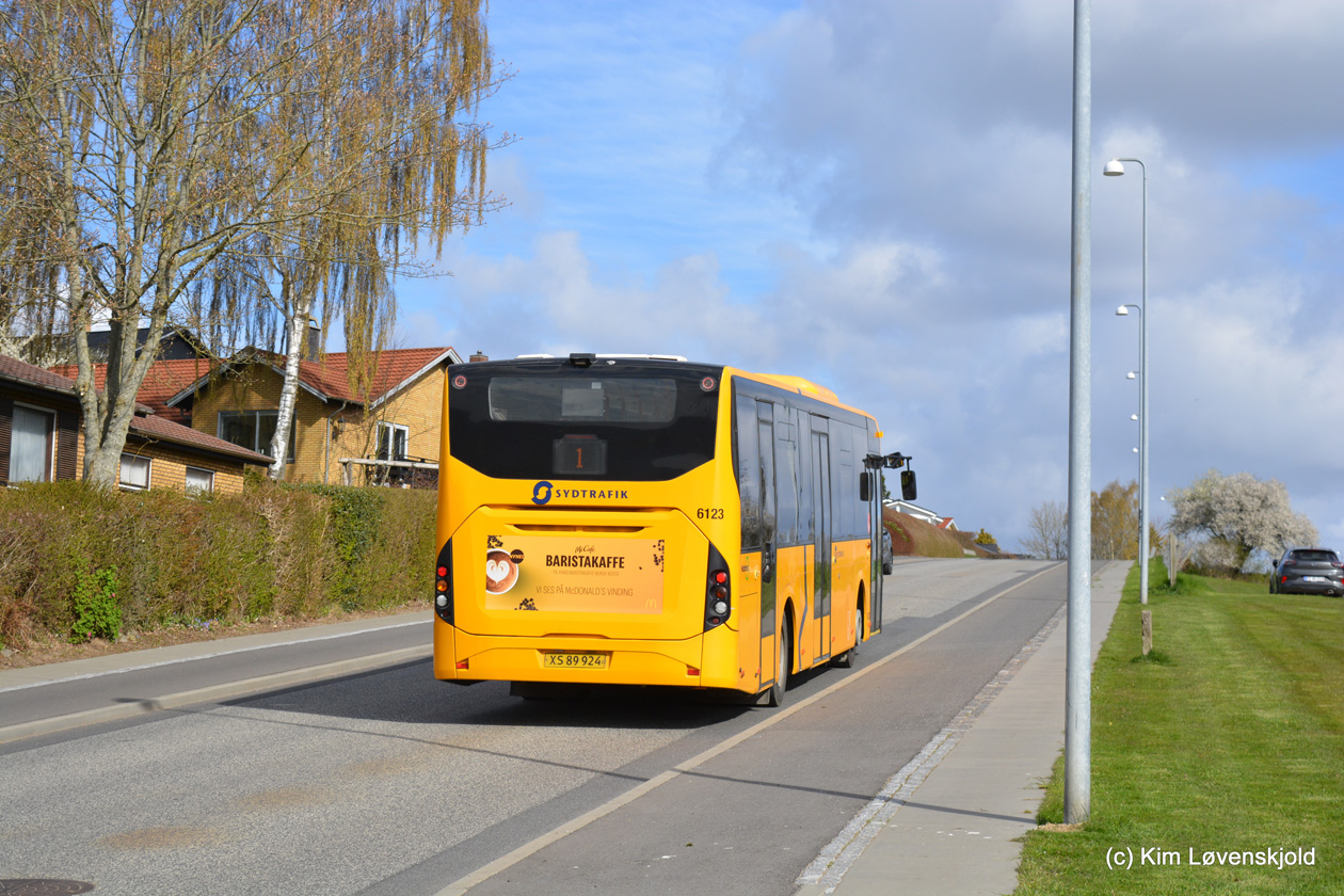 Дания, Volvo 8900LE № 6123