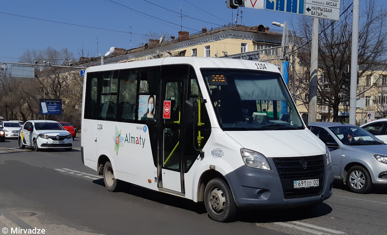 Алматы, ГАЗ-A64R42 Next (СемАЗ) № 1104