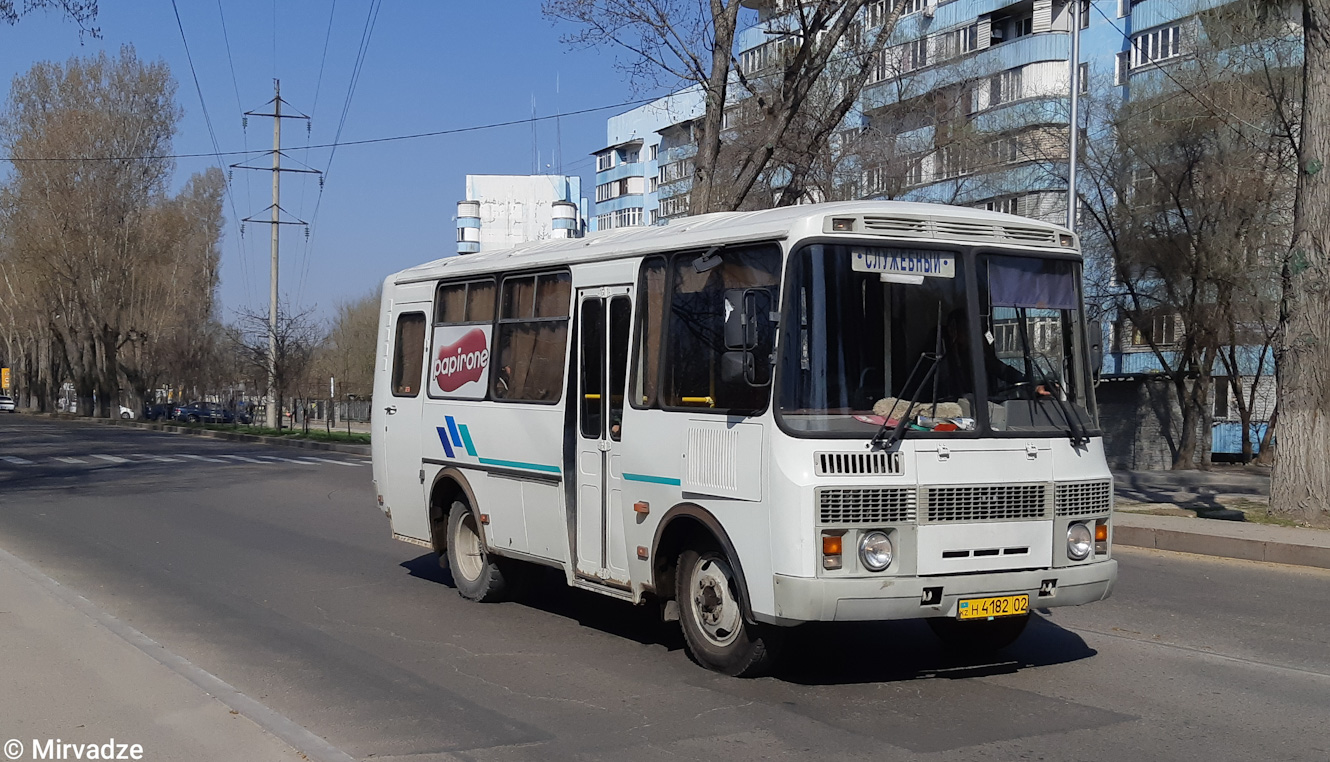 Алматы, ПАЗ-32053 № H 4182 02