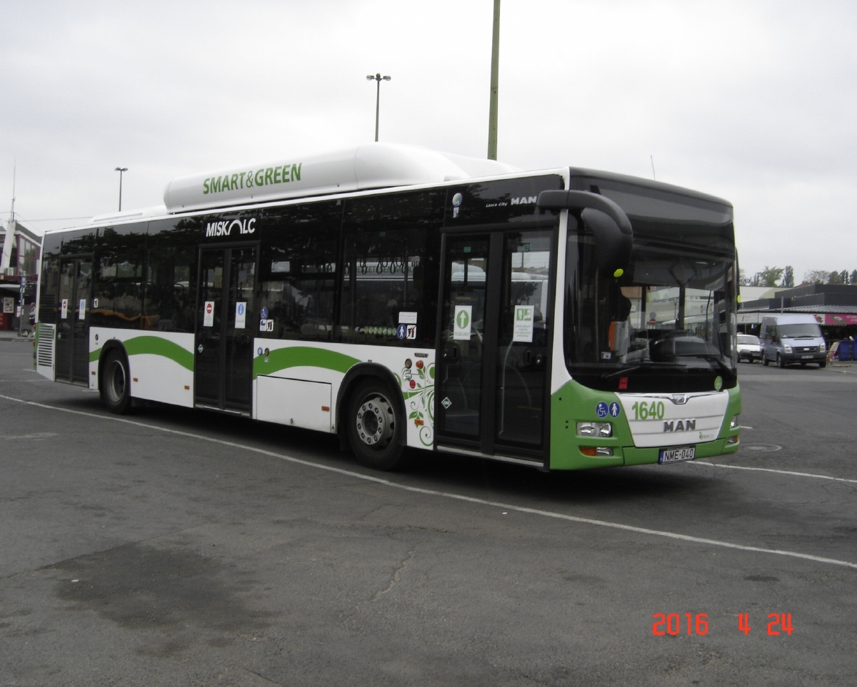 Венгрия, MAN A21 Lion's City NL273 CNG № 1640