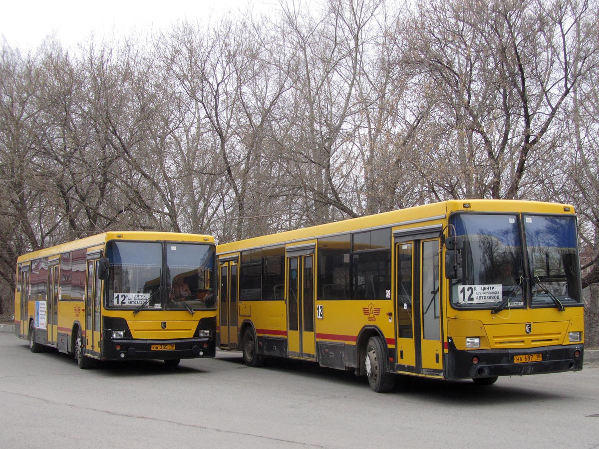 Удмуртия, НефАЗ-5299-20-32 № ОА 355 18; Удмуртия, НефАЗ-5299-20-32 № НА 687 18