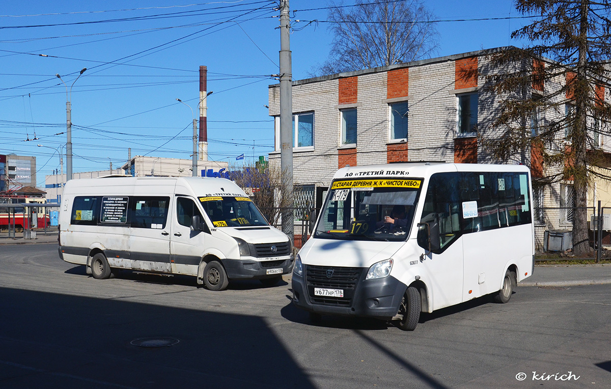 Санкт-Петербург, БТД-2219 (Volkswagen Crafter) № В 906 ВС 178; Санкт-Петербург, ГАЗ-A64R42 Next № У 677 НР 178