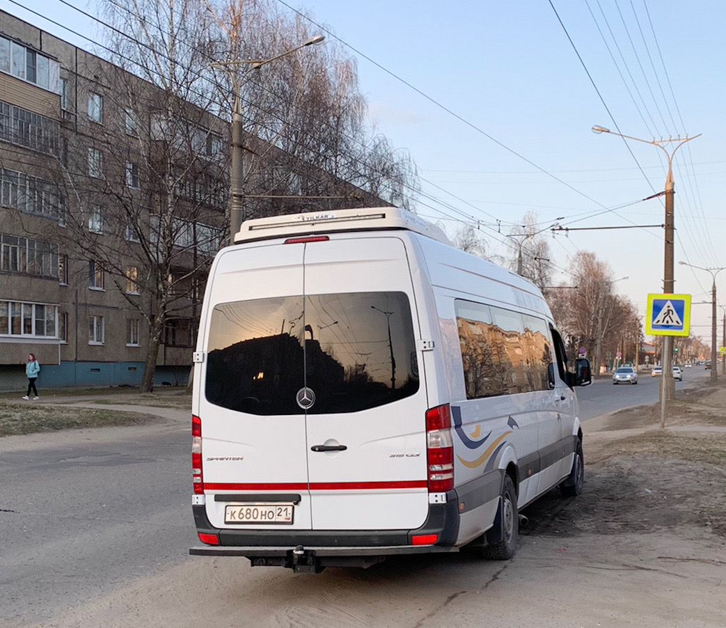 Чувашия, Mercedes-Benz Sprinter W906 315CDI № К 680 НО 21 Чувашия, Mercedes-Benz Sprinter W906 315CDI № К 680 НО 21