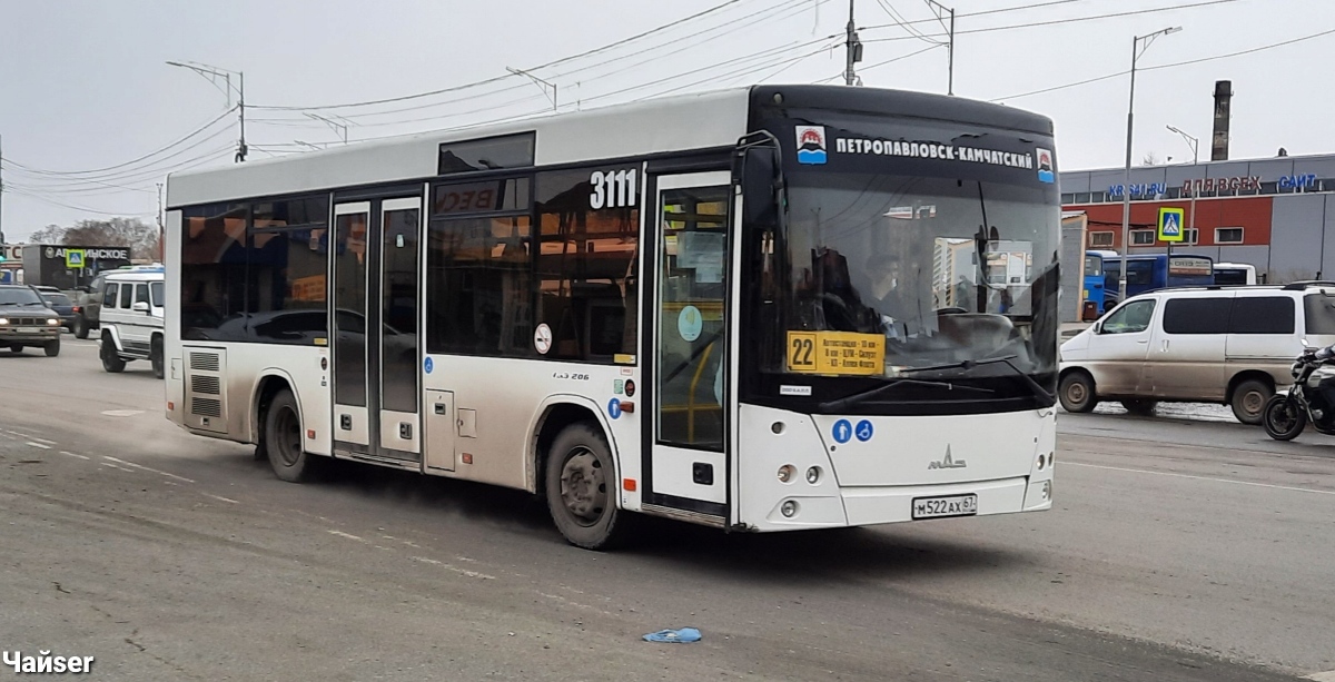 Камчатский край, МАЗ-206.085 № 3111