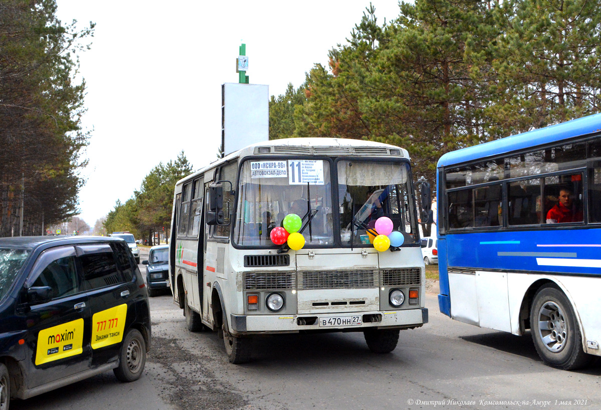 Хабаровский край, ПАЗ-32054 № В 470 НН 27