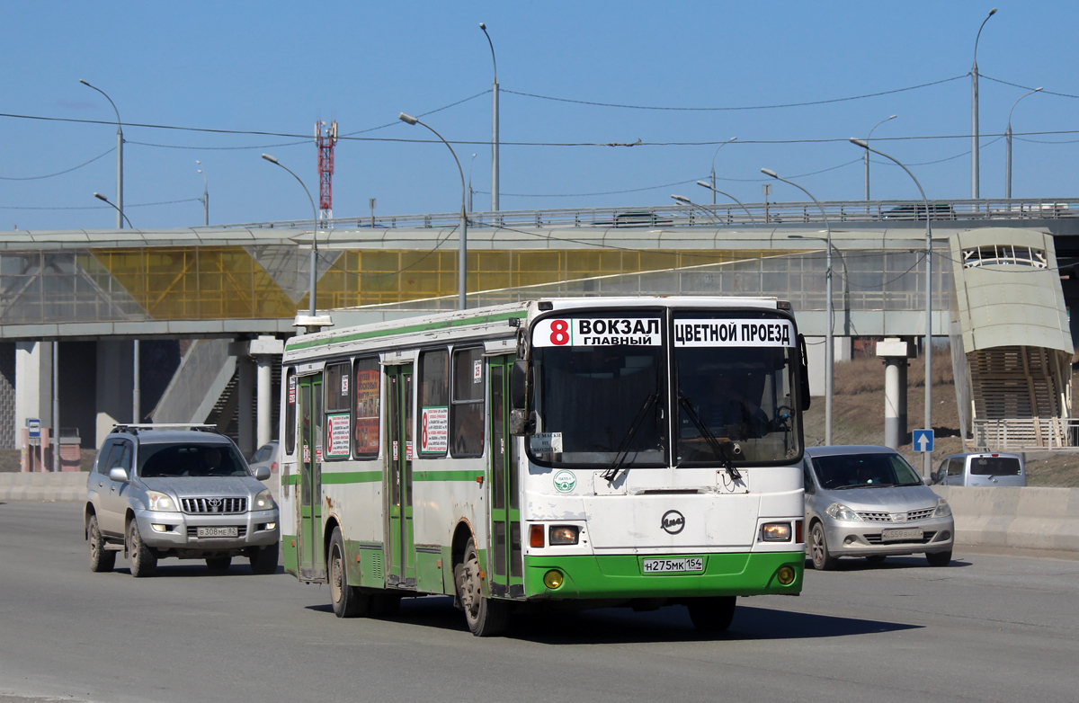Novosibirsk region, LiAZ-5256.45 # Н 275 МК 154