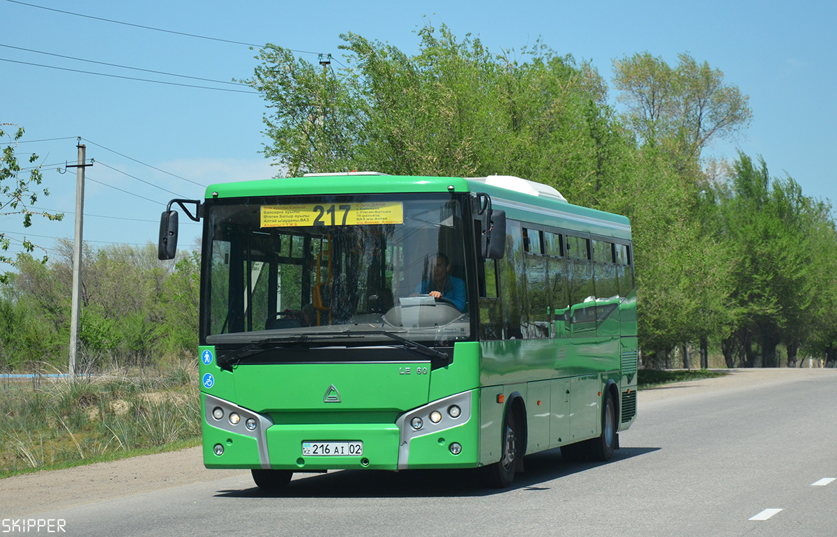 Алматы, SAZ LE60 № 216 AI 02