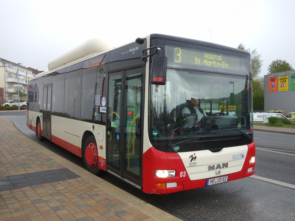 Germany, MAN A21 Lion's City NL313 CNG # 83