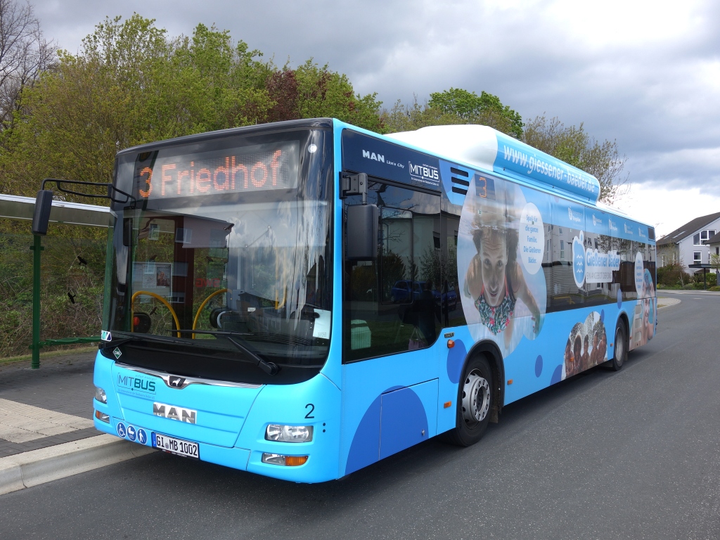 Гессен, MAN A21 Lion's City NL313 CNG № 2