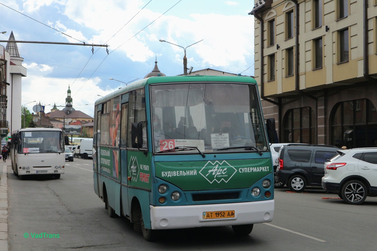 Ивано-Франковская область, I-VAN A07A1-60 № AT 1952 AA