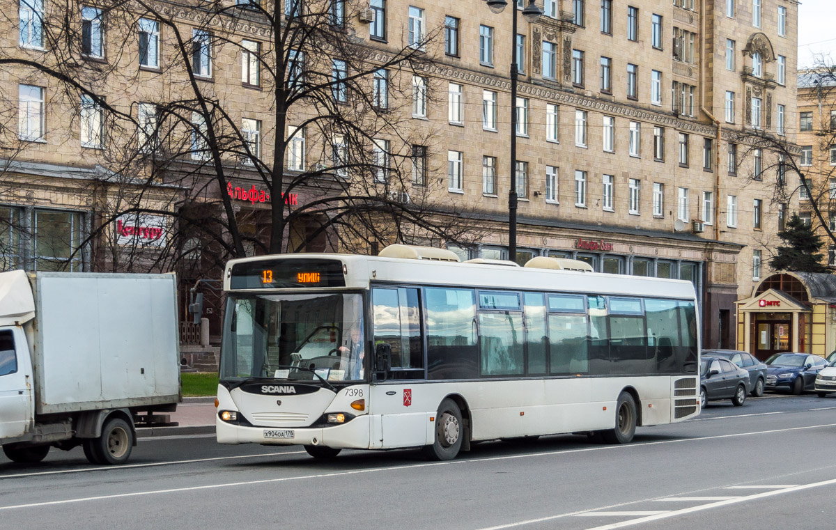 Санкт-Петербург, Scania OmniLink I (Скания-Питер) № 7398 Санкт-Петербург, Scania OmniLink I (Скания-Питер) № 7398