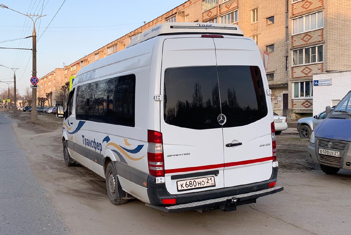 Чувашия, Mercedes-Benz Sprinter W906 315CDI № К 680 НО 21
