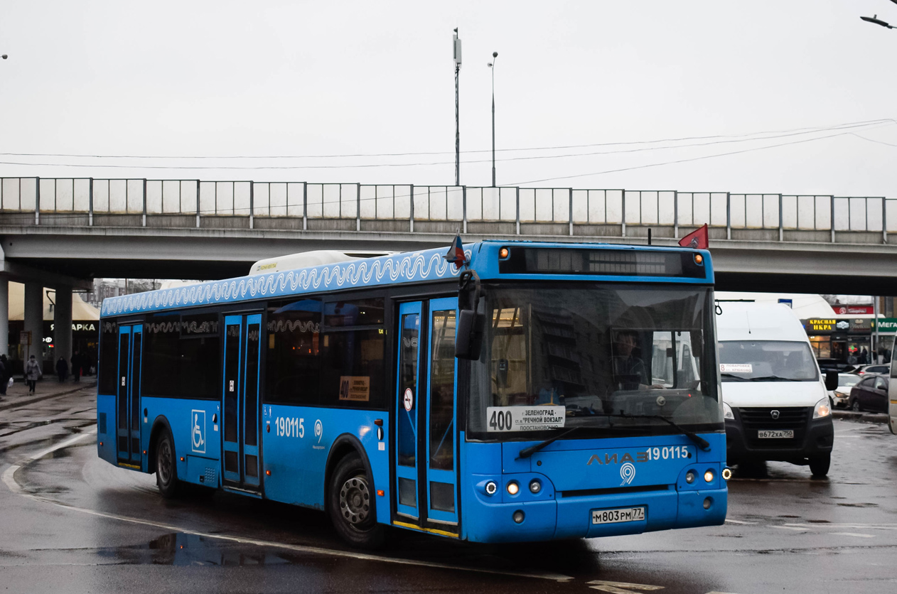 Москва, ЛиАЗ-5292.22 (2-2-2) № 190115