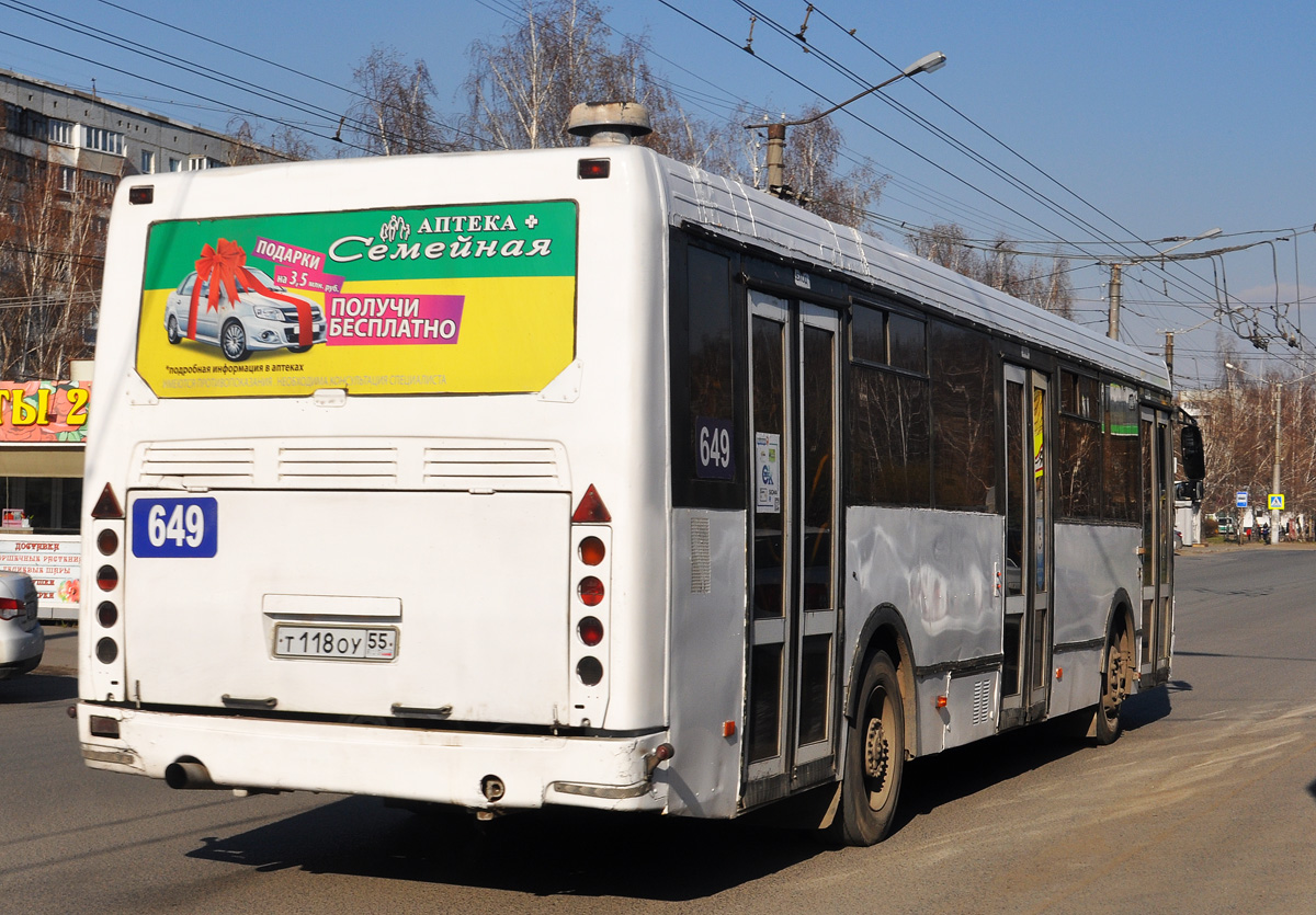 Омская область, ЛиАЗ-5293.00 № 649