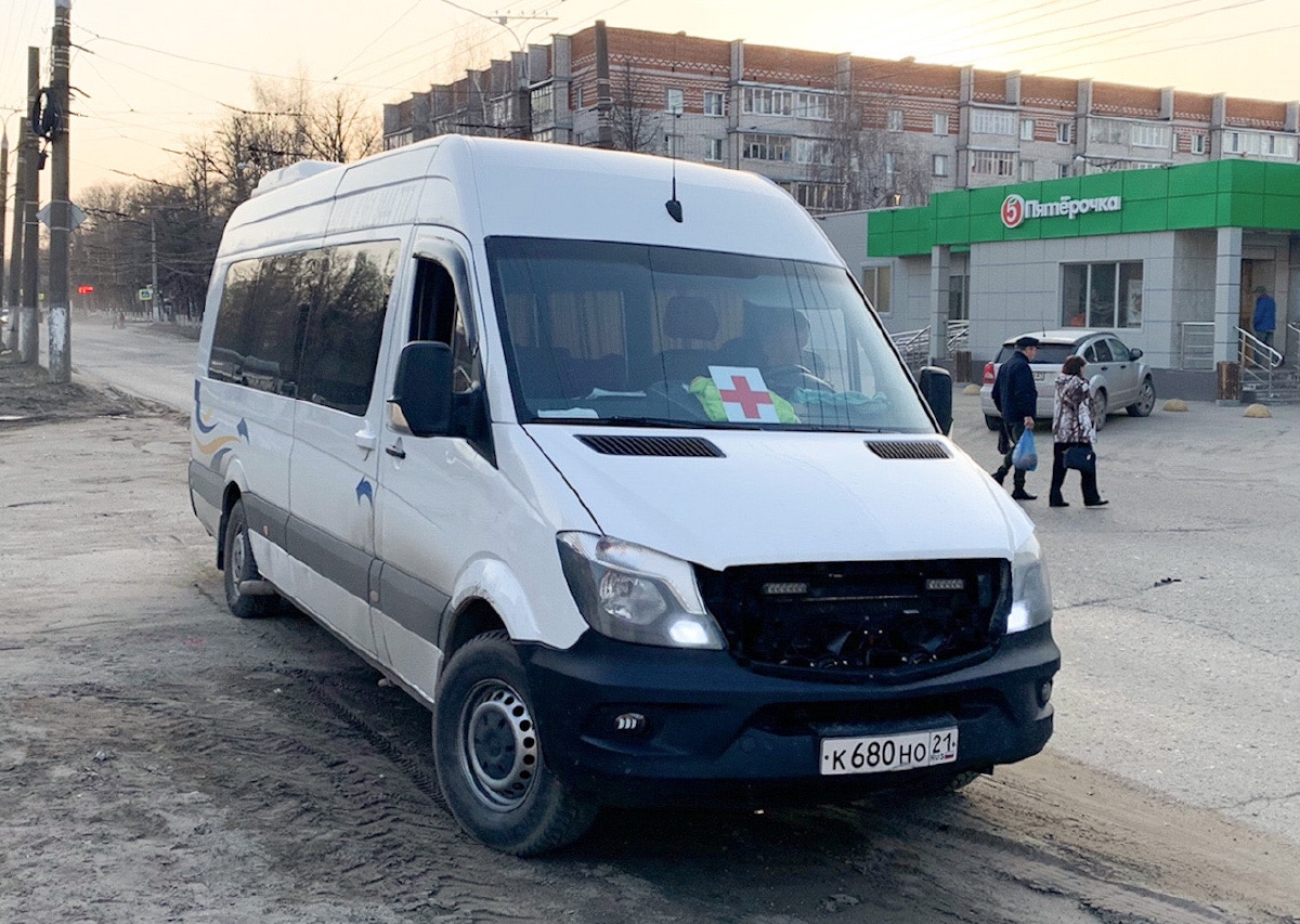 Чувашия, Mercedes-Benz Sprinter W906 315CDI № К 680 НО 21