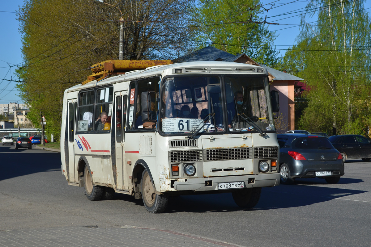 Kaluga region, PAZ-32054 # К 708 ТВ 40