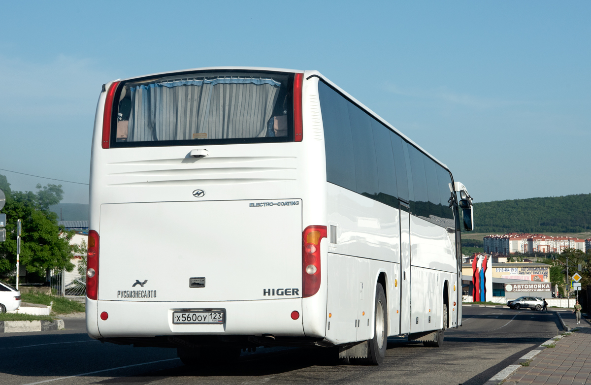 Краснодарский край, Higer KLQ6129TQL № Х 560 ОУ 123 Краснодарский край, Higer KLQ6129TQL № Х 560 ОУ 123