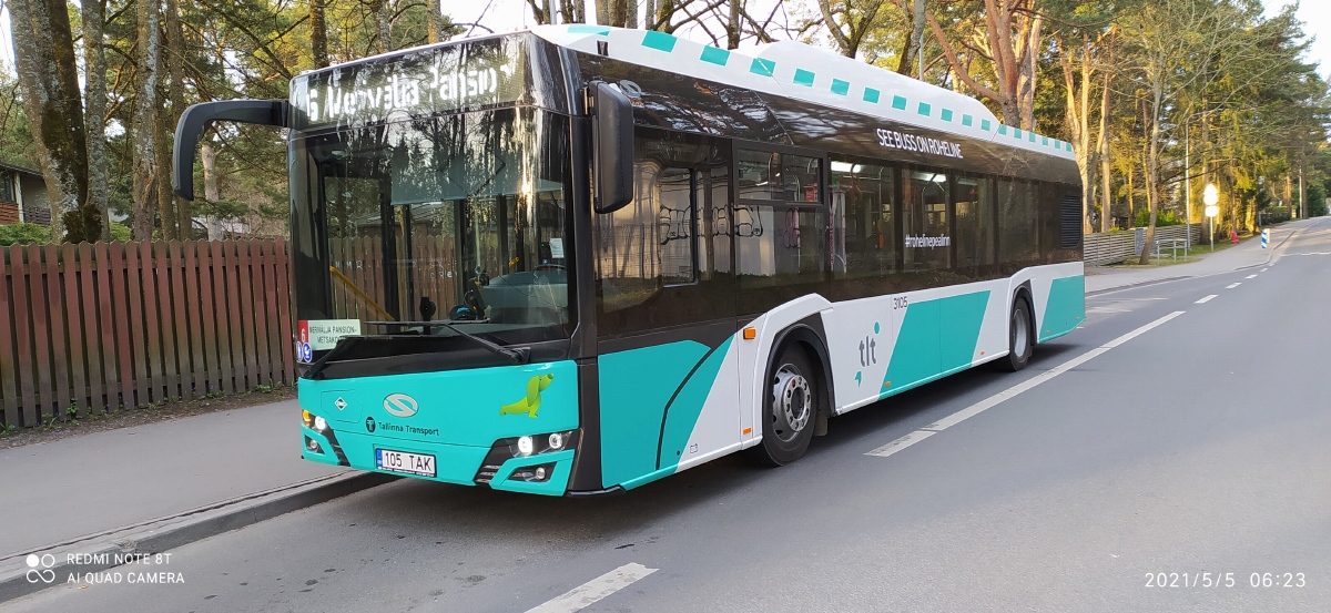 Эстония, Solaris Urbino IV 12 CNG № 3105